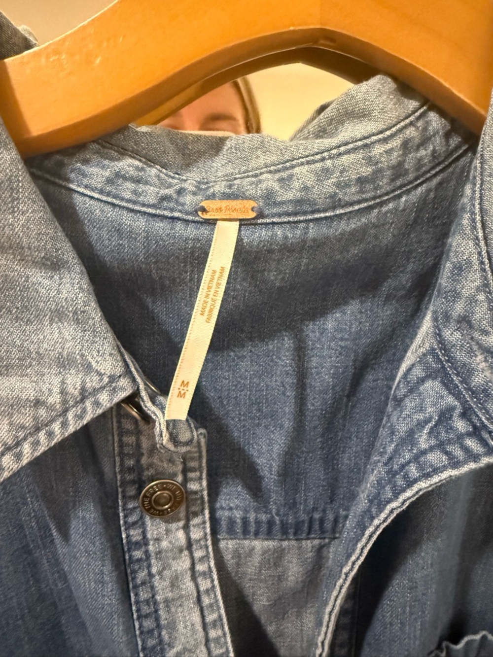 FREE PEOPLE: Get Free Denim Mini - Picture 2 of 4